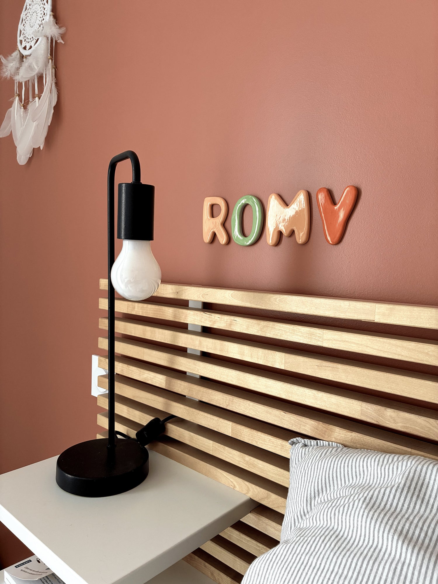 prénom en céramique - décoration personnalisée
